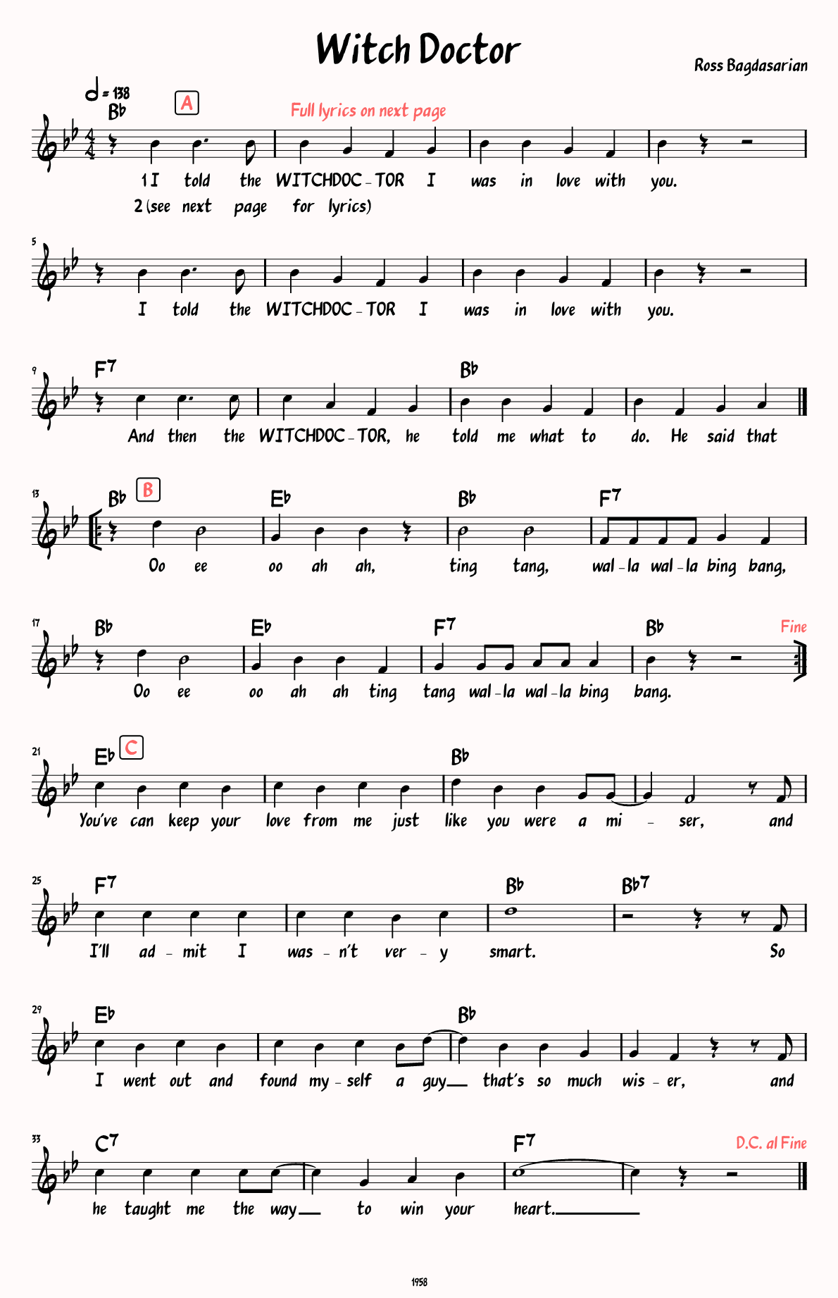 Sheet Music